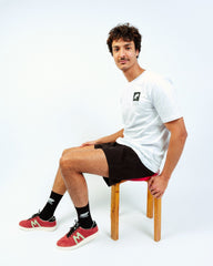 sport bear logo t-shirt white / jet black | Karhu outlet