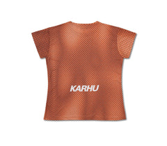 women's running T-shirt Orange Gradient / White | Karhu US