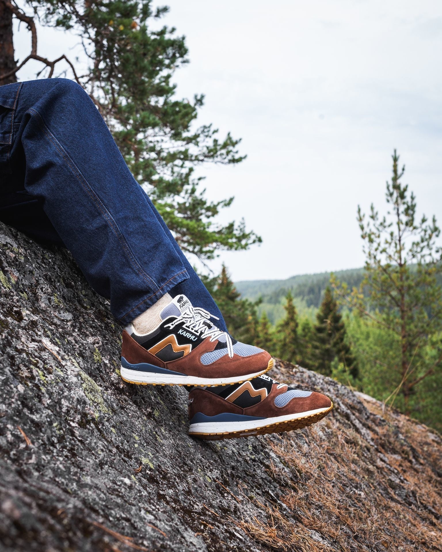 Synchron classic "trees of finland" pack - aztec / brown sugar | Karhu near me