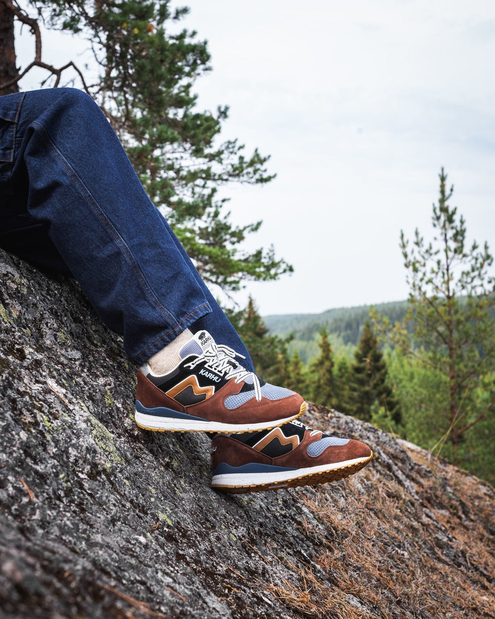 Synchron classic "trees of finland" pack - aztec / brown sugar | Karhu near me
