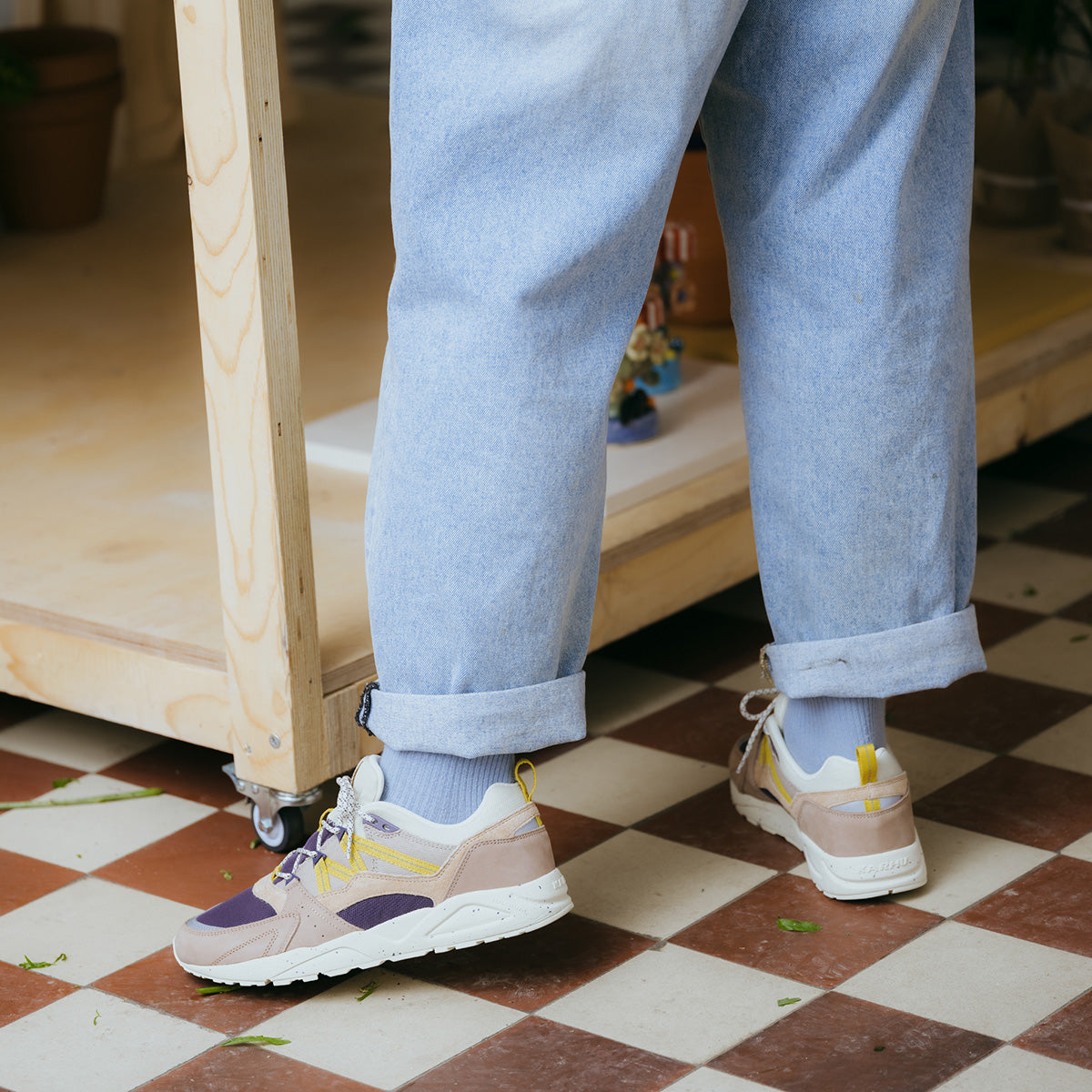 Fusion 2.0 – Warm Taupe / Mango Mint | Karhu outlet
