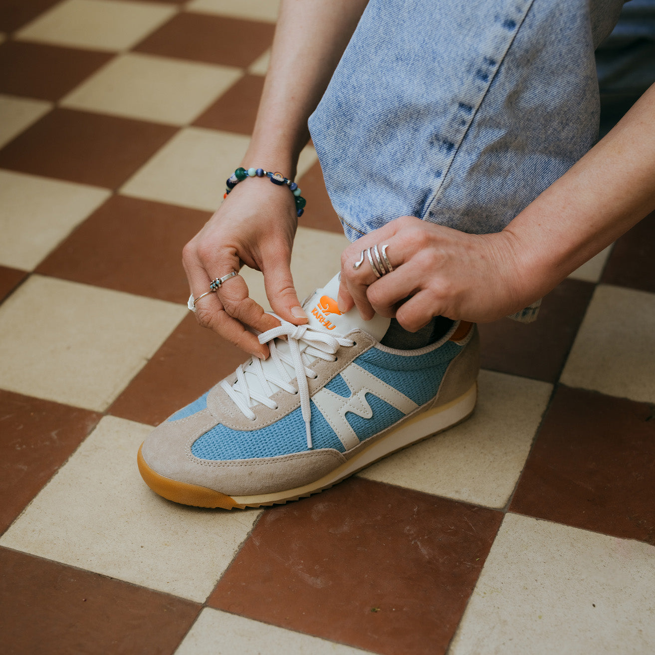 Mestari 76 Silver Lining / Orange Peel - Lifestyle sneakers | Karhu on sale