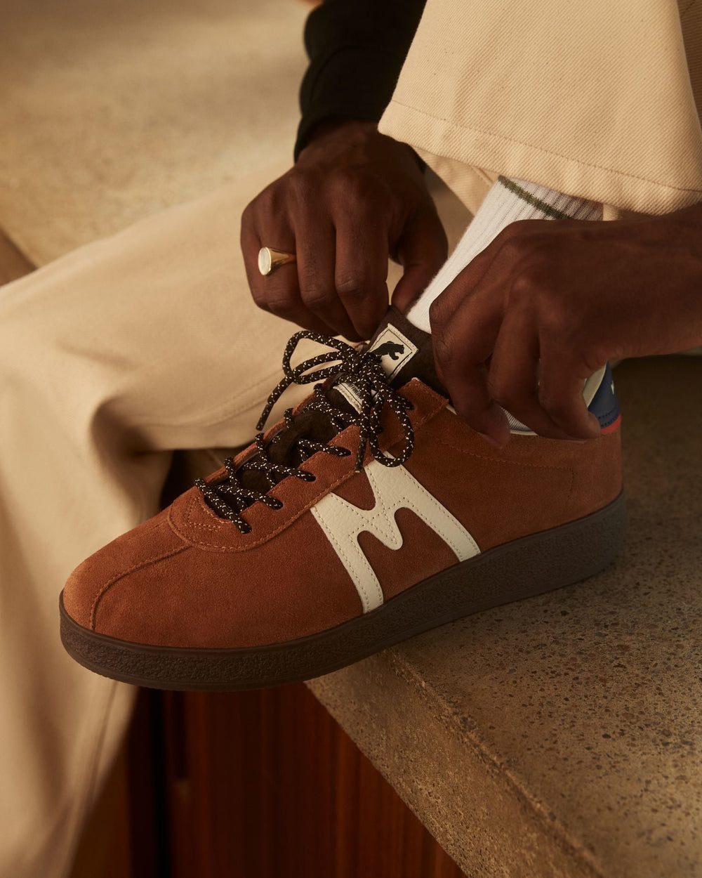 Trampas - brown sugar / bright white | Karhu US