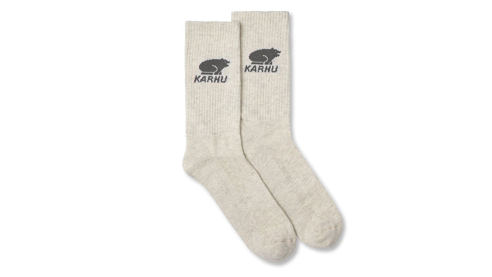 Classic Logo Sock - Oatmeal / Dark Gull Gray | Karhu discount