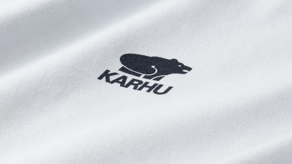 worldwide t-shirt - white / india ink | Karhu online