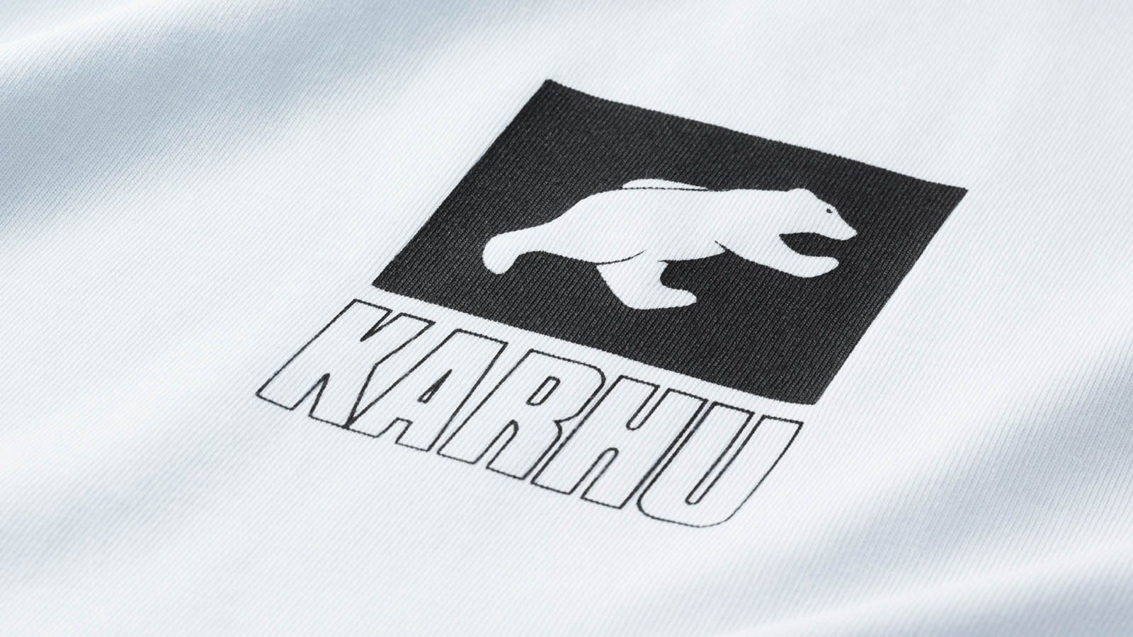 sport bear logo t-shirt white / jet black | Karhu outlet