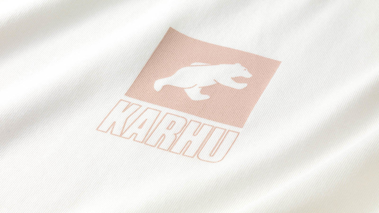 Sport Bear Logo T-Shirt - Sugar Swizzle / Cameo Rose | Karhu near me