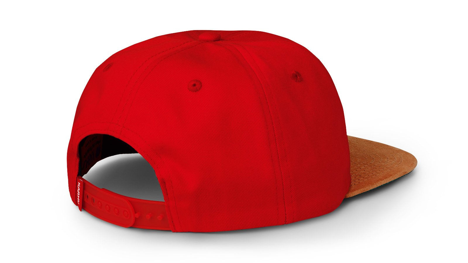 logo patch snapback - fiery red / strong blue | Karhu near me