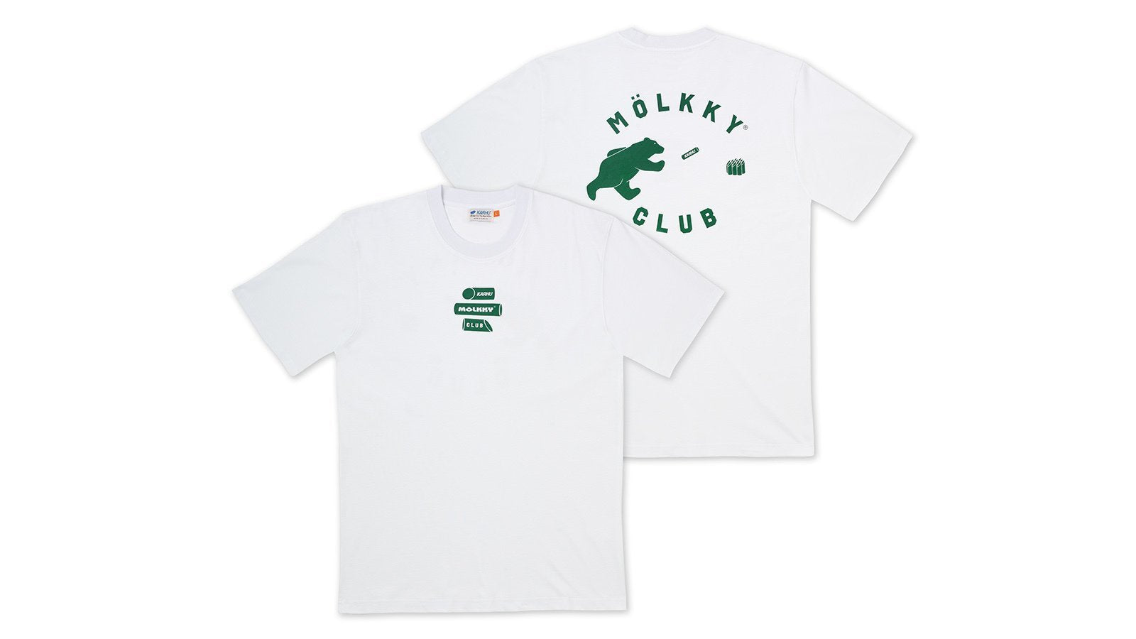 Karhu Mölkky® Club T-shirt White / Verdant Green | Karhu outlet