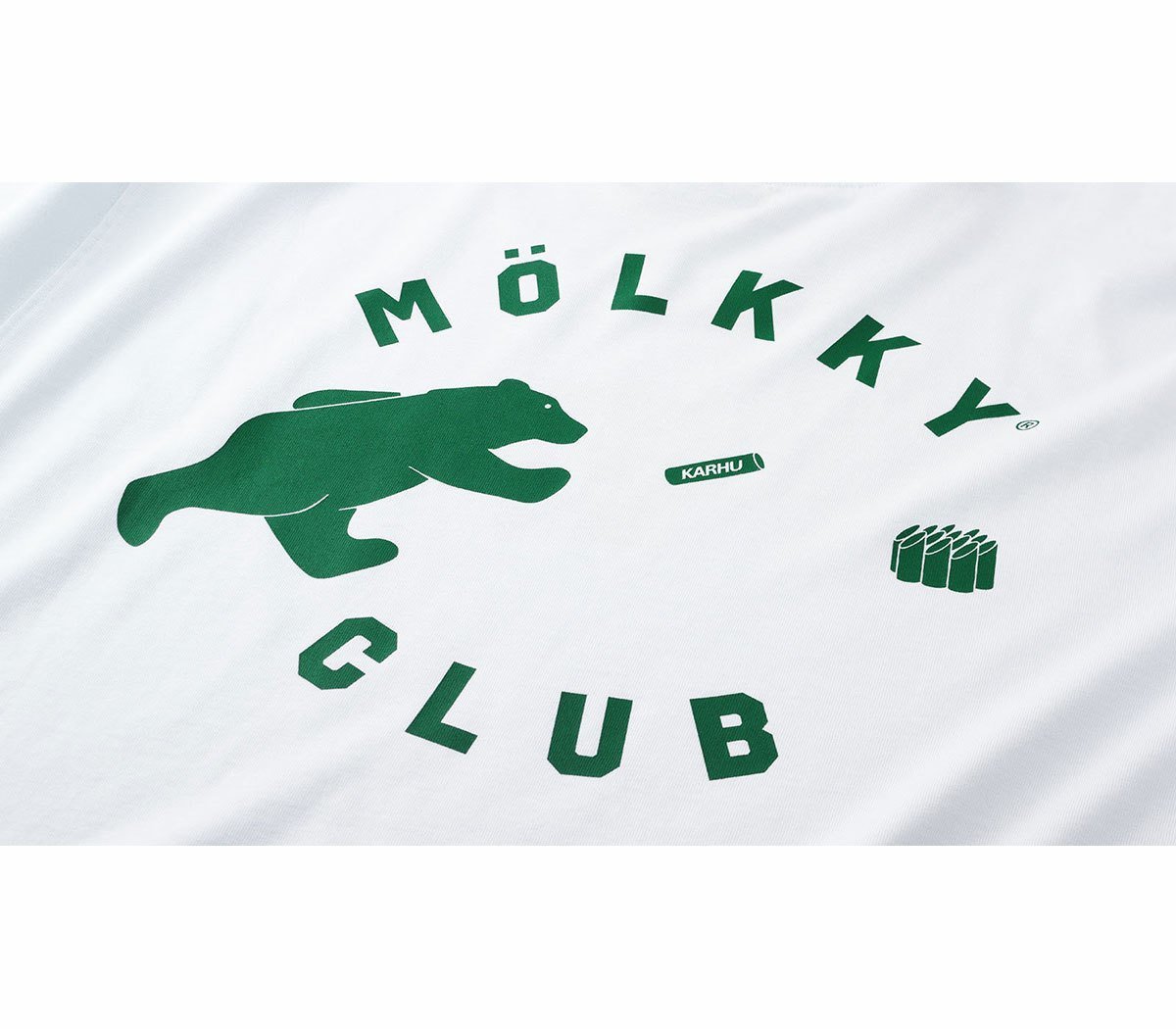 Karhu Mölkky® Club T-shirt White / Verdant Green | Karhu outlet