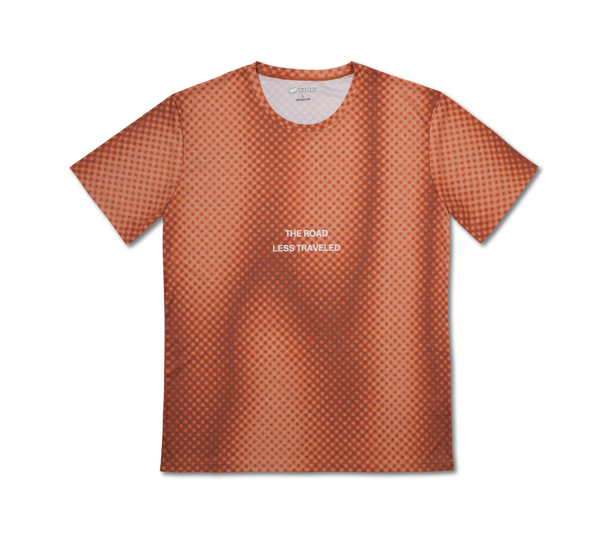 men's running T-shirt orange gradient / white. | Karhu outlet