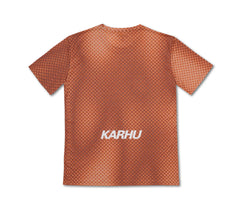 men's running T-shirt orange gradient / white. | Karhu outlet