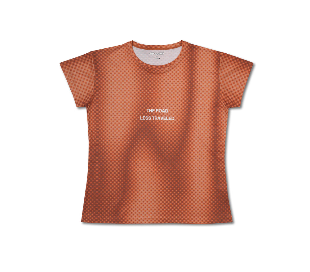 women's running T-shirt Orange Gradient / White | Karhu US