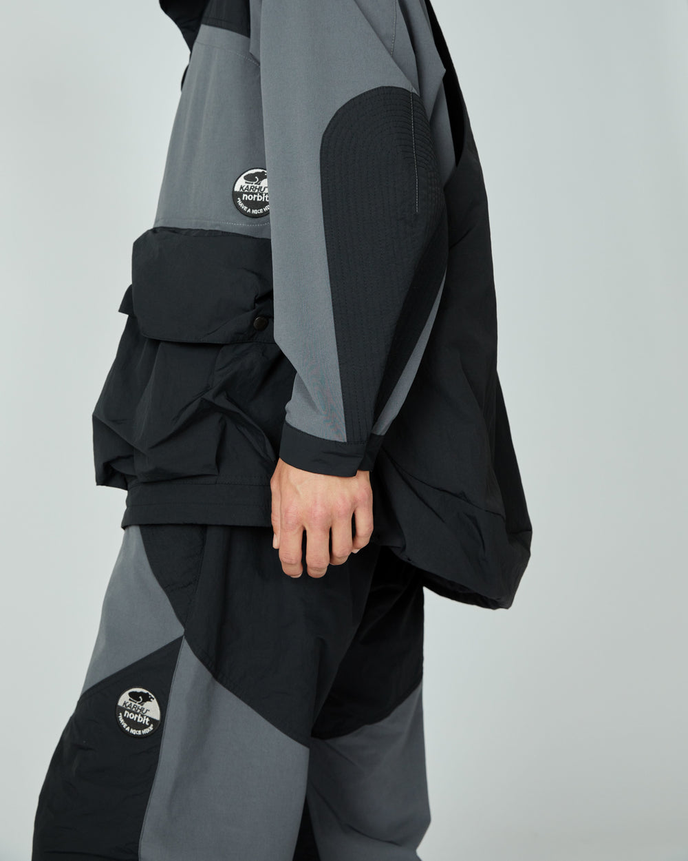 Karhu norbit hike hoodie jacket "have a nice hike" gray | Karhu discount